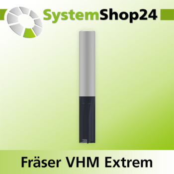 Systemshop24 VHM Extreme Nutfräser D10mm AL35mm (1 3/8") GL80mm S10mm RL