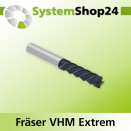 Systemshop24 VHM Extreme Spiralnutfräser Z4+4 D16mm...