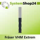 Systemshop24 VHM Extreme Spiralnutfräser Z6+6 D16mm...
