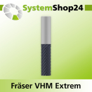 Systemshop24 VHM Spiralnutfräser D8mm AL25mm GL70mm...