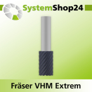 Systemshop24 VHM Spiralnutfräser D16mm AL30mm GL80mm...