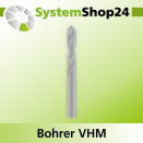 Systemshop24 VHM Spiralbohrer mit Zentrierspitze Z2 D4mm...