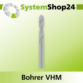 Systemshop24 VHM Spiralbohrer mit Zentrierspitze Z2 D5mm...
