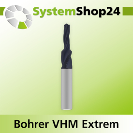 Systemshop24 VHM Stufenbohrer D10mm D1 4,2mm AL35mm (1...