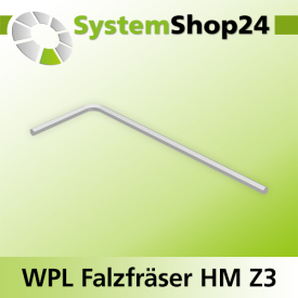 Systemshop24 Wendeplatten-Falzfräser mit Kugellager Z3 D50,8mm (2") AL29,5mm FAT15,9mm (5/8") GL81mm S12mm RL