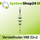 Systemshop24 Verstellnuter mit Kugellager am Schaft HM...