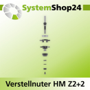 Systemshop24 Verstellnuter mit Kugellager am Schaft HM...