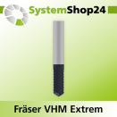 Systemshop24 VHM Fräser diamantverzahnt D10mm AL25mm...