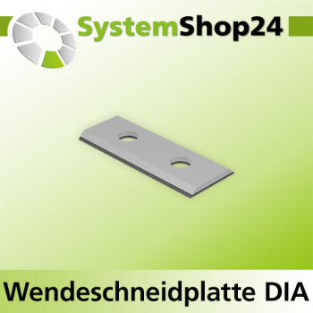 Systemshop24 Wendeschneidplatte DIA L30mm B12mm D1,5mm