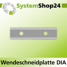 Systemshop24 Wendeschneidplatte DIA L50mm B12mm D1,5mm