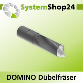 Systemshop24 Nutfräser für Festool DOMINO Dübelfräse HM Z2 D10mm AL25mm GL49mm SM6x0,75mm RL