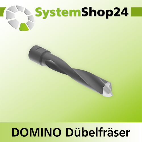 Systemshop24 Nutfräser für Festool DOMINO Dübelfräse HM Z2 D12mm AL70mm GL90mm SM8x1mm RL
