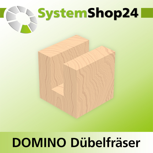 Systemshop24 Nutfräser für Festool DOMINO Dübelfräse HM Z2 D12mm AL70mm GL90mm SM8x1mm RL