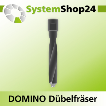 Systemshop24 Nutfräser für Festool DOMINO Dübelfräse HM Z2 D12mm AL70mm GL90mm SM8x1mm RL