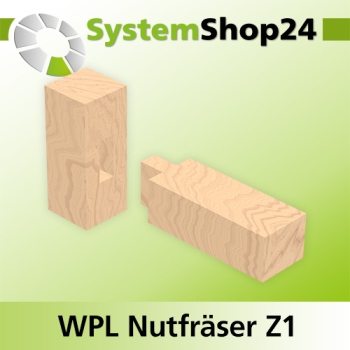 Systemshop24 Wendeplatten-Nutfräser Z1 D10mm AL19,5mm GL63mm S8mm RL