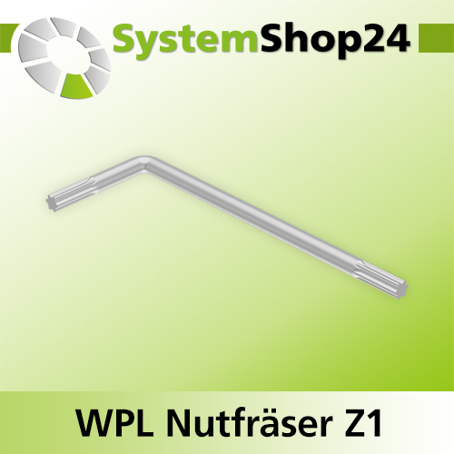 Systemshop24 Wendeplatten-Nutfräser Z1 D14mm AL29,5mm GL74mm S8mm RL