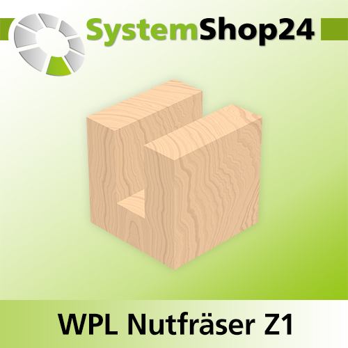 Systemshop24 Wendeplatten-Nutfräser Z1 D14mm AL29,5mm GL74mm S8mm RL