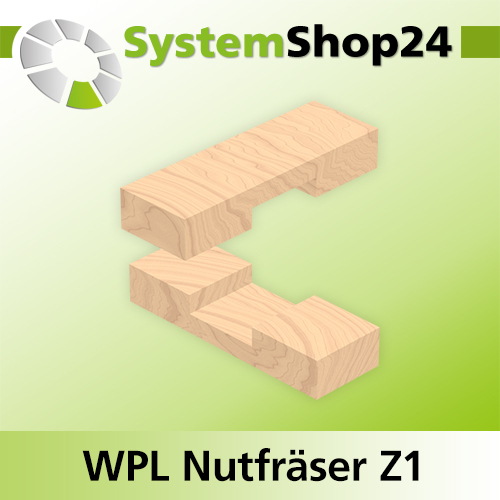 Systemshop24 Wendeplatten-Nutfräser Z1 D18mm AL29,5mm GL74mm S8mm RL