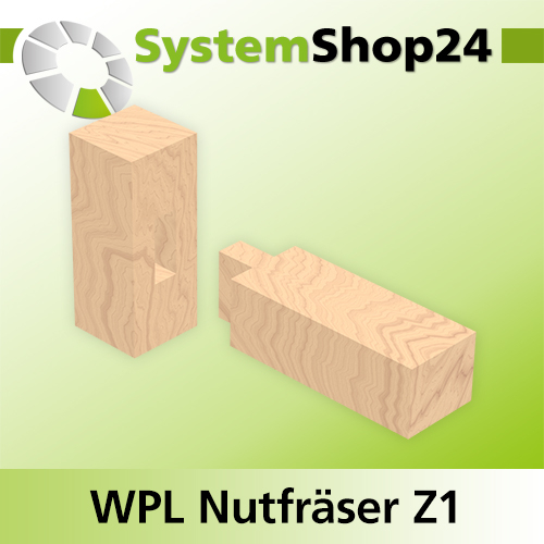 Systemshop24 Wendeplatten-Nutfräser Z1 D18mm AL29,5mm GL74mm S8mm RL