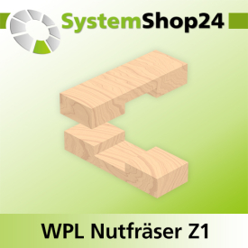 Systemshop24 Wendeplatten-Nutfräser Z1 D18mm AL29,5mm GL74mm S8mm RL