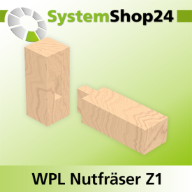 Systemshop24 Wendeplatten-Nutfräser Z1 D18mm AL29,5mm GL74mm S8mm RL