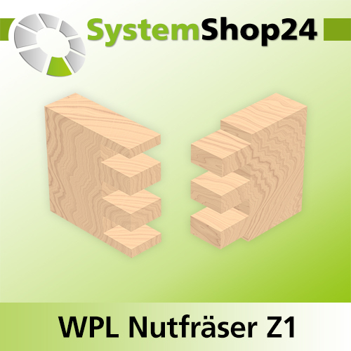 Systemshop24 Wendeplatten-Nutfräser Z1 D22mm AL29,5mm GL74mm S8mm RL