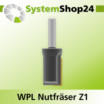 Systemshop24 Wendeplatten-Nutfräser Z1 D22mm AL29,5mm GL74mm S8mm RL