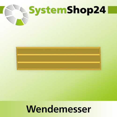 Systemshop24 Wendemesser beschichtet L19,5mm B5,5mm D1,1mm