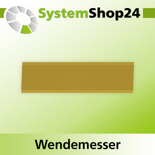 Systemshop24 Wendemesser beschichtet L19,5mm B5,5mm D1,1mm