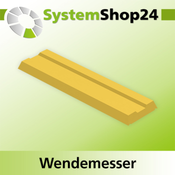 Systemshop24 Wendemesser beschichtet L19,5mm B5,5mm D1,1mm