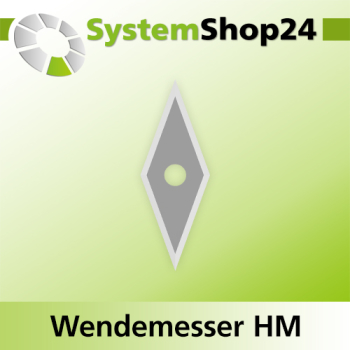 Systemshop24 Wendemesser HM L35mm B28,6mm D1,5mm 22,5°