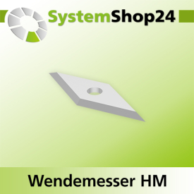Systemshop24 Wendemesser HM L35mm B28,6mm D1,5mm 22,5°