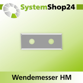 Systemshop24 Wendemesser HM L29,5mm B12mm D1,5mm 45°