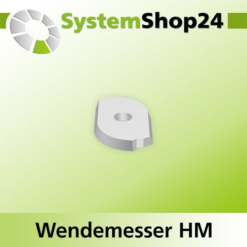 Systemshop24 Wendemesser HM L15mm B9mm D1,5mm R6mm