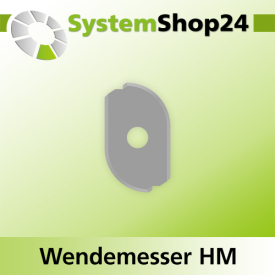 Systemshop24 Wendemesser HM L15mm B9mm D1,5mm R6mm