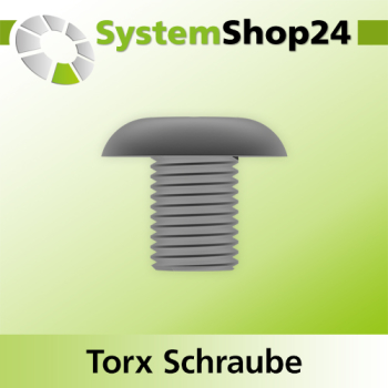 Systemshop24 Torx Schraube T15 M3,5x4,5mm