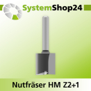 Systemshop24 Nutfräser HM Z2+1 D19mm (3/4")...