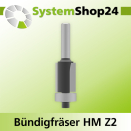 Systemshop24 Bündigfräser mit Kugellager HM Z2...