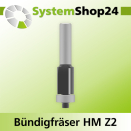 Systemshop24 Bündigfräser mit Kugellager HM Z2...