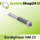 Systemshop24 Bündigfräser mit Kugellager HM Z3...