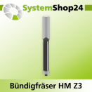 Systemshop24 Bündigfräser mit Kugellager HM Z3...