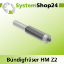 Systemshop24 Bündigfräser mit Kugellager HM Z2...