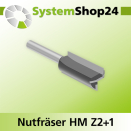 Systemshop24 Nutfräser HM Z2+1 D16mm AL32mm GL70mm...