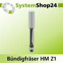 Systemshop24 Bündigfräser mit Kugellager HM Z1...