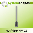 Systemshop24 Nutfräser für Dremel HM Z2 D4,8mm...