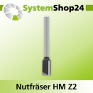 Systemshop24 Nutfräser für Dremel HM Z2 D6,4mm...
