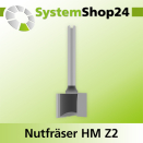 Systemshop24 Nutfräser für Dremel HM Z2 D12,7mm...