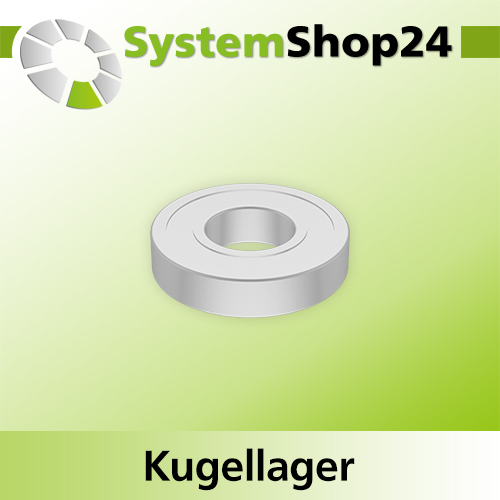 Systemshop24 Kugellager D18mm d8mm B4mm