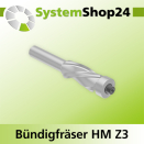 Systemshop24 Bündigfräser spiralgenutet mit...