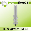 Systemshop24 Bündigfräser spiralgenutet mit...